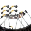 Partuto Gold Tone Tubeless Tire Valve Stems Universal Fit-1