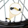 Partuto Gold Tone Tubeless Tire Valve Stems Universal Fit-2