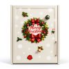 IMISHM Christmas Wall Stickers Set Red Classic-4
