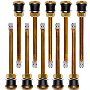 Tire Valve Stem QWORK Brass Valve for Trucks-0