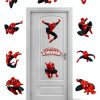 Marvel Spiderman Wall Decals Peel Stick Vinyl-1