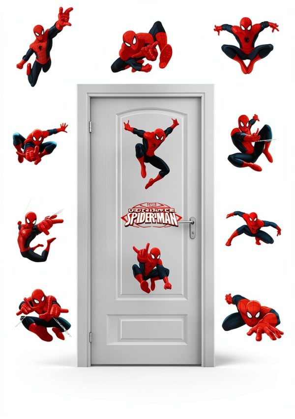 Marvel Spiderman Wall Decals Peel Stick Vinyl-1