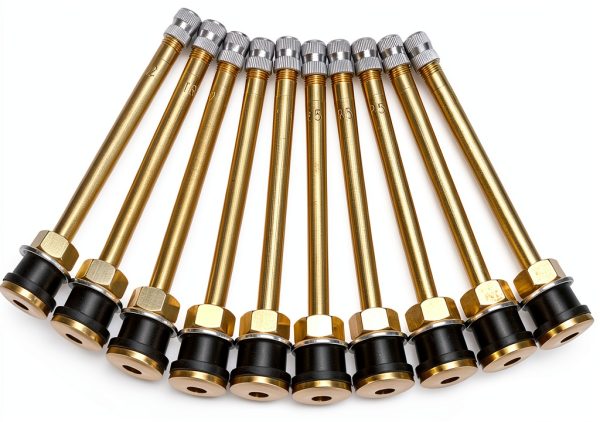 Tire Valve Stem QWORK Brass Valve for Trucks-1