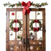 IMISHM Christmas Wall Stickers Set Red Classic-2