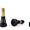 Dueilgo TR600HP Tire Valve Stems Gold Black Universal Fit-1