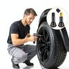 uadbau Black Tire Valve Stems Universal Fit-2