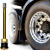 Tire Valve Stem QWORK Brass Valve for Trucks-7