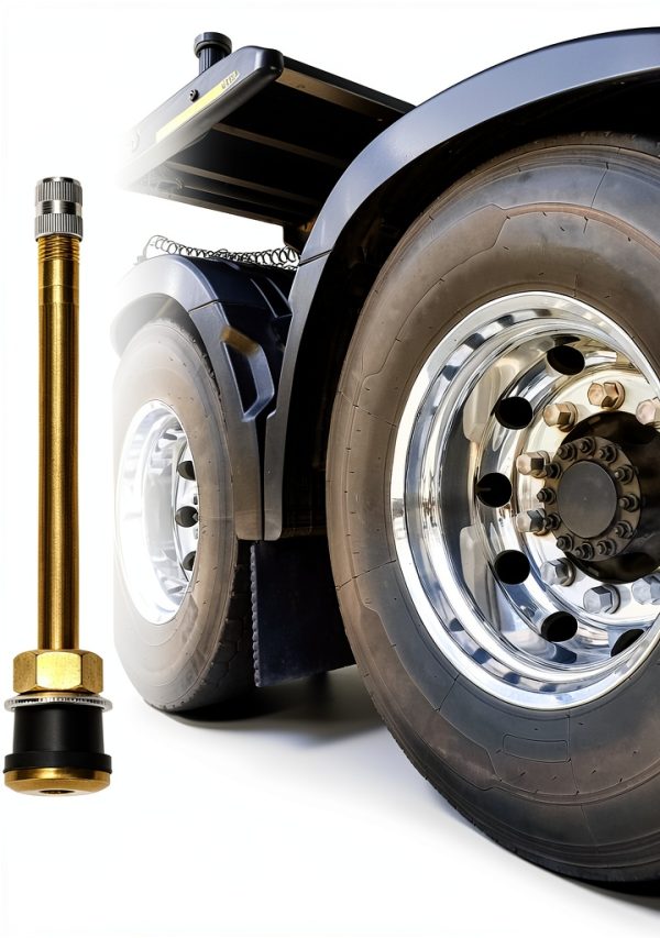 Tire Valve Stem QWORK Brass Valve for Trucks-7
