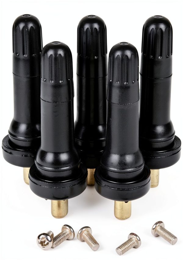 AMICAREP TPMS Valve Stem Brass Rubber Round Fit-5
