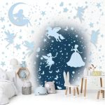 Huimdery Glow in the Dark Stars Wall Decals for Kids-0