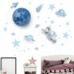 Nouata Glow in the Dark Star Wall Stickers for Kids-0