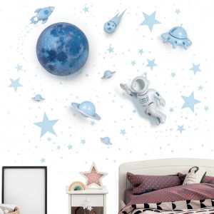 Nouata Glow in the Dark Star Wall Stickers for Kids-0