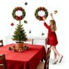 IMISHM Christmas Wall Stickers Set Red Classic-5