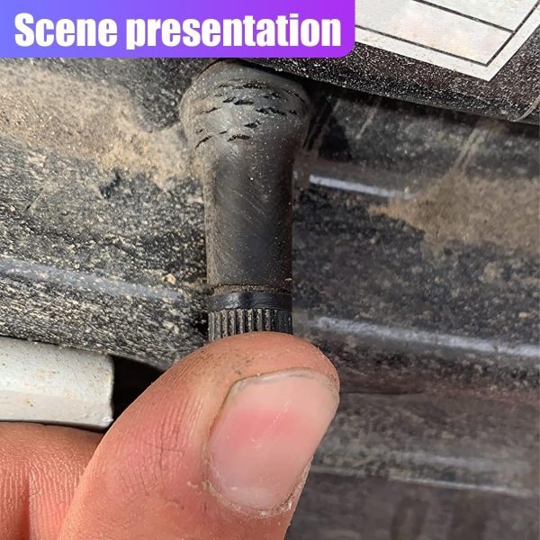 YoRise Car Tubeless Tire Valve Stems Rubber Zinc Universal-5