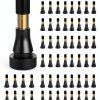 Dueilgo TR600HP Tire Valve Stems Gold Black Universal Fit-0