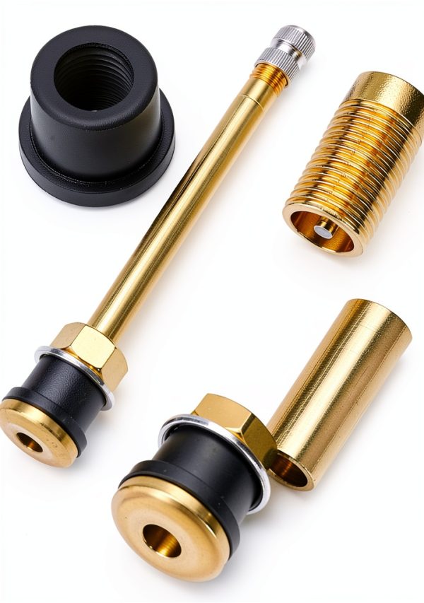 Tire Valve Stem QWORK Brass Valve for Trucks-3