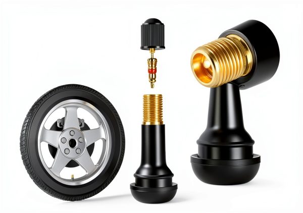 uadbau Black Tire Valve Stems Universal Fit-1