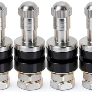 Valve Stem Saihisday Chrome Aluminum Universal Fit-0