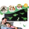 USGOO Glow in Dark Dinosaur Wall Stickers-1