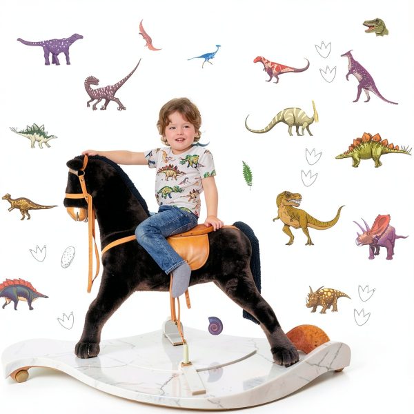 USGOO Glow in Dark Dinosaur Wall Stickers-3