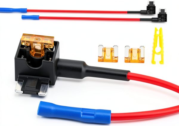 XIOGZAXI Fuse Tap 16 AWG Low Profile Mini 10in Cable 5A Rated-0