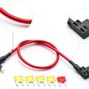 FZJDSD Fuel Pump Relay Bypass Cable 14TIPMK Quick Connect 12V-5