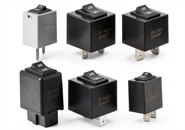 X4XZ 9038 Fuel Pump Relay Bypass Kit Manual 20A Plug‑In Panel Mount-0