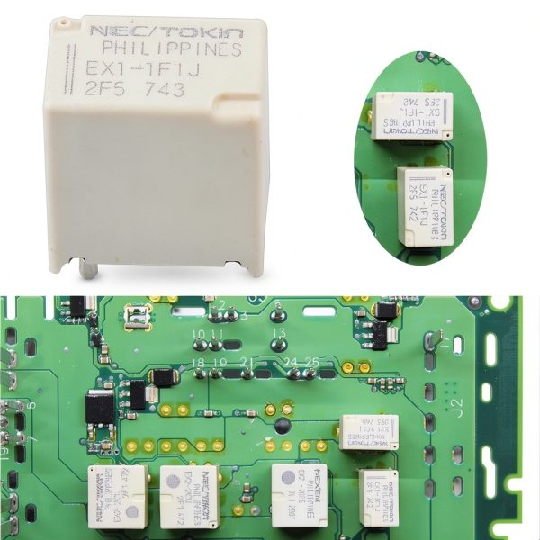 HONGYETAJA Fuel Pump Relay NEC/Tokin EX1-1F1J 12V Automatic 30A-4