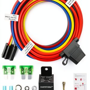 Fuel Pump Relay Kit FASTSTORM 60A Relay with Waterproof Housing-0