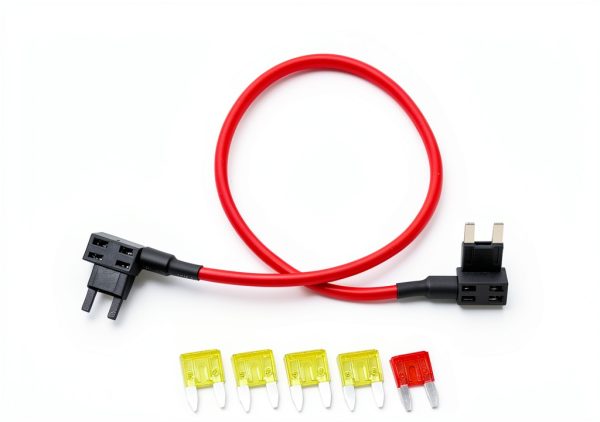 FZJDSD Fuel Pump Relay Bypass Cable 14TIPMK Quick Connect 12V-2