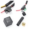 Fuel Pump Relay Wiring Kit JUNRUO Automatic Quick Connect 3-Terminal-3
