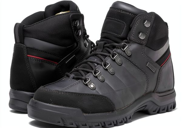 CAT Men's Threshold Waterproof Steel Toe Work Boot Black-7
