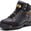 CAT Men's Threshold Waterproof Steel Toe Work Boot Black-0