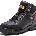 CAT Men's Threshold Waterproof Steel Toe Work Boot Black-0