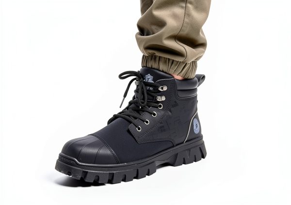 KELODON Waterproof Steel Toe Boots For Men 6 Inch Leather Steel Toe Shoes Non Slip Resistant Safety Work Boots Indestructible Lightweight Construction Boot-4