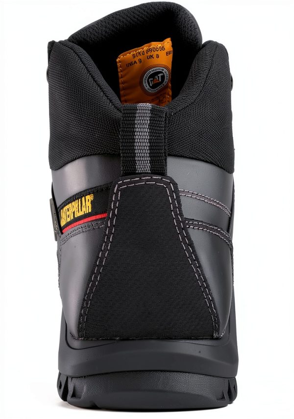CAT Men's Threshold Waterproof Steel Toe Work Boot Black-2