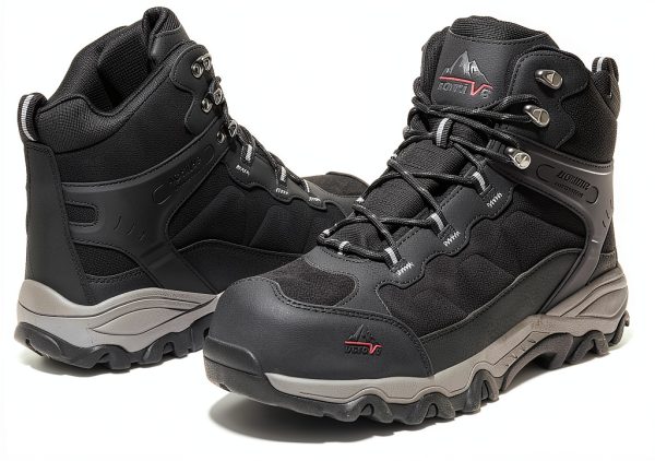 NORTIV 8 Waterproof Steel Toe Boots for Men Slip Resistant Safety Industrial Boots Paladin-Steel-4