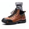 CAT Men's Threshold Waterproof Steel Toe Work Boot Black-6