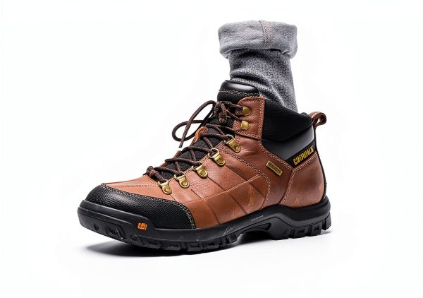 CAT Men's Threshold Waterproof Steel Toe Work Boot Black-6