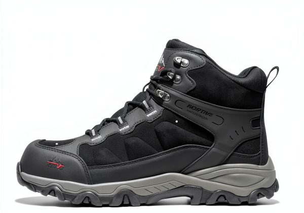 NORTIV 8 Waterproof Steel Toe Boots for Men Slip Resistant Safety Industrial Boots Paladin-Steel-1