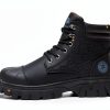 KELODON Waterproof Steel Toe Boots For Men 6 Inch Leather Steel Toe Shoes Non Slip Resistant Safety Work Boots Indestructible Lightweight Construction Boot-1