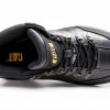 CAT Men's Threshold Waterproof Steel Toe Work Boot Black-4